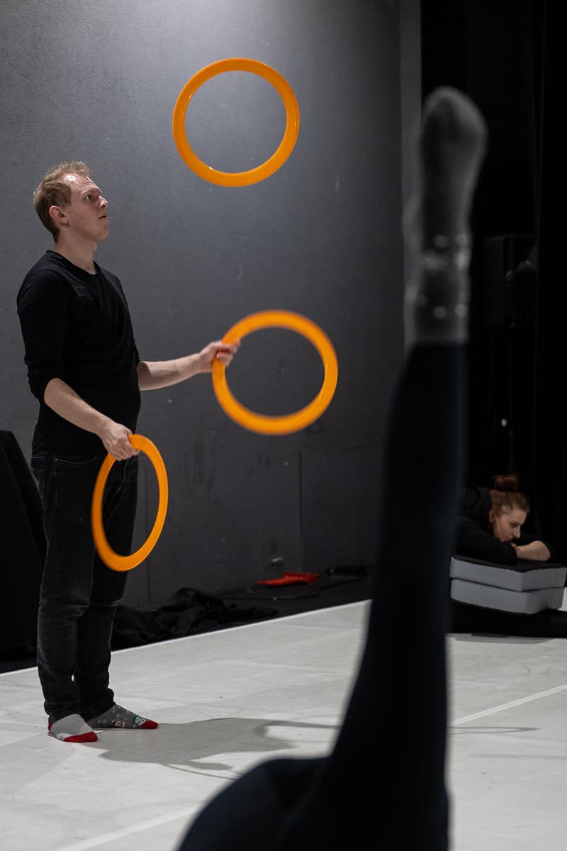 My badge on top of a pile of badges from a Vercel meetup we held